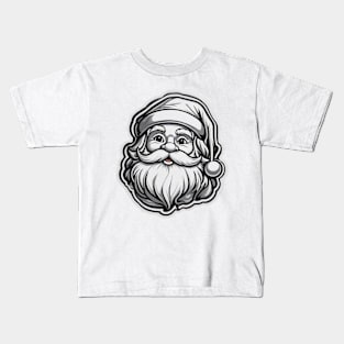 Beautiful santa Kids T-Shirt